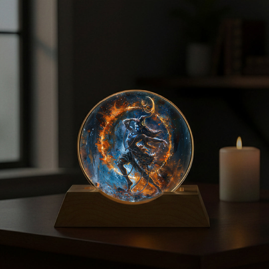 Shiva Tandav LED Light Lamp – Spiritual Night Lamp for Home Décor & Gifting | Yay Play