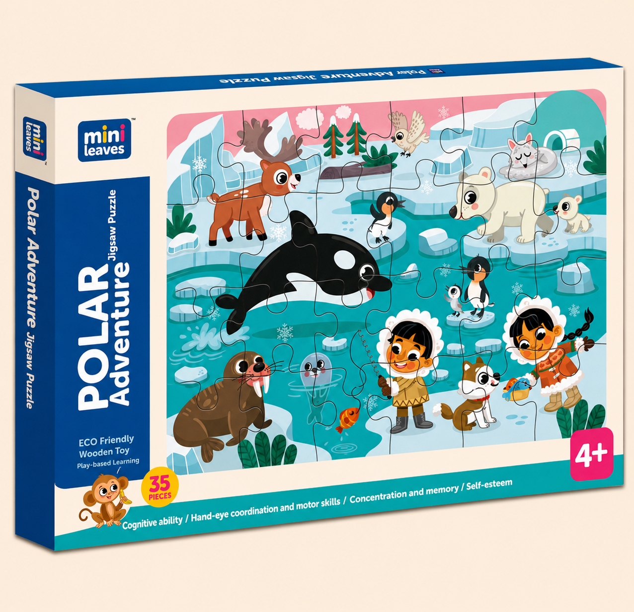 Polar Adventure Jigsaw Puzzle 24 Pieces 3+ Years