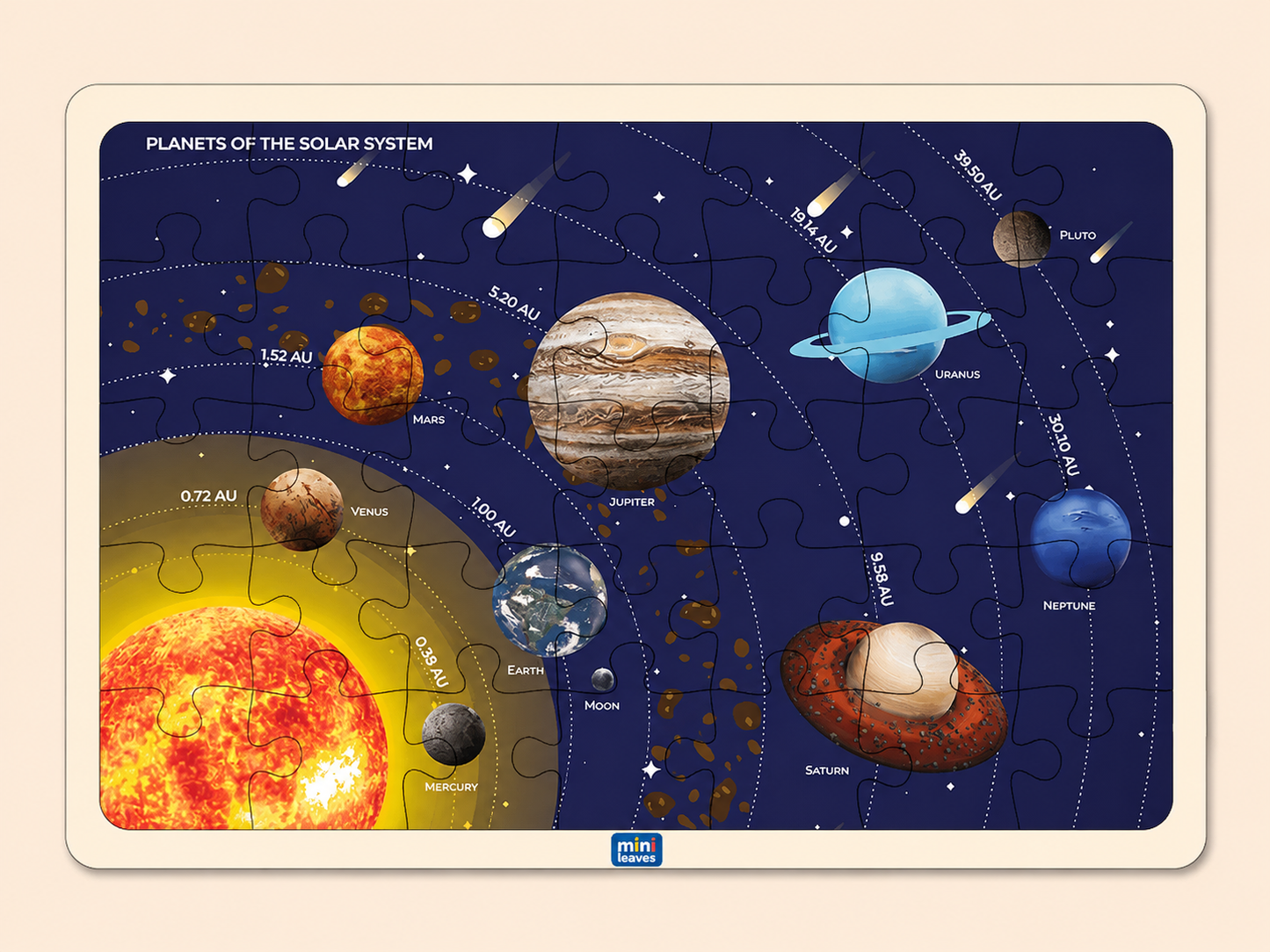 Solar System 35 Pieces Jigsaw Puzzles for 3 Year+