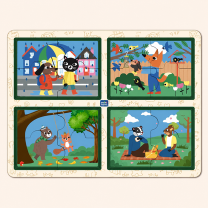 Act of Kindness 4 Pieces Jumbo Puzzles for 2+ Years