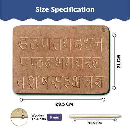 Hindi Varnmala and Vyanjan Tracing Board 3+ Years