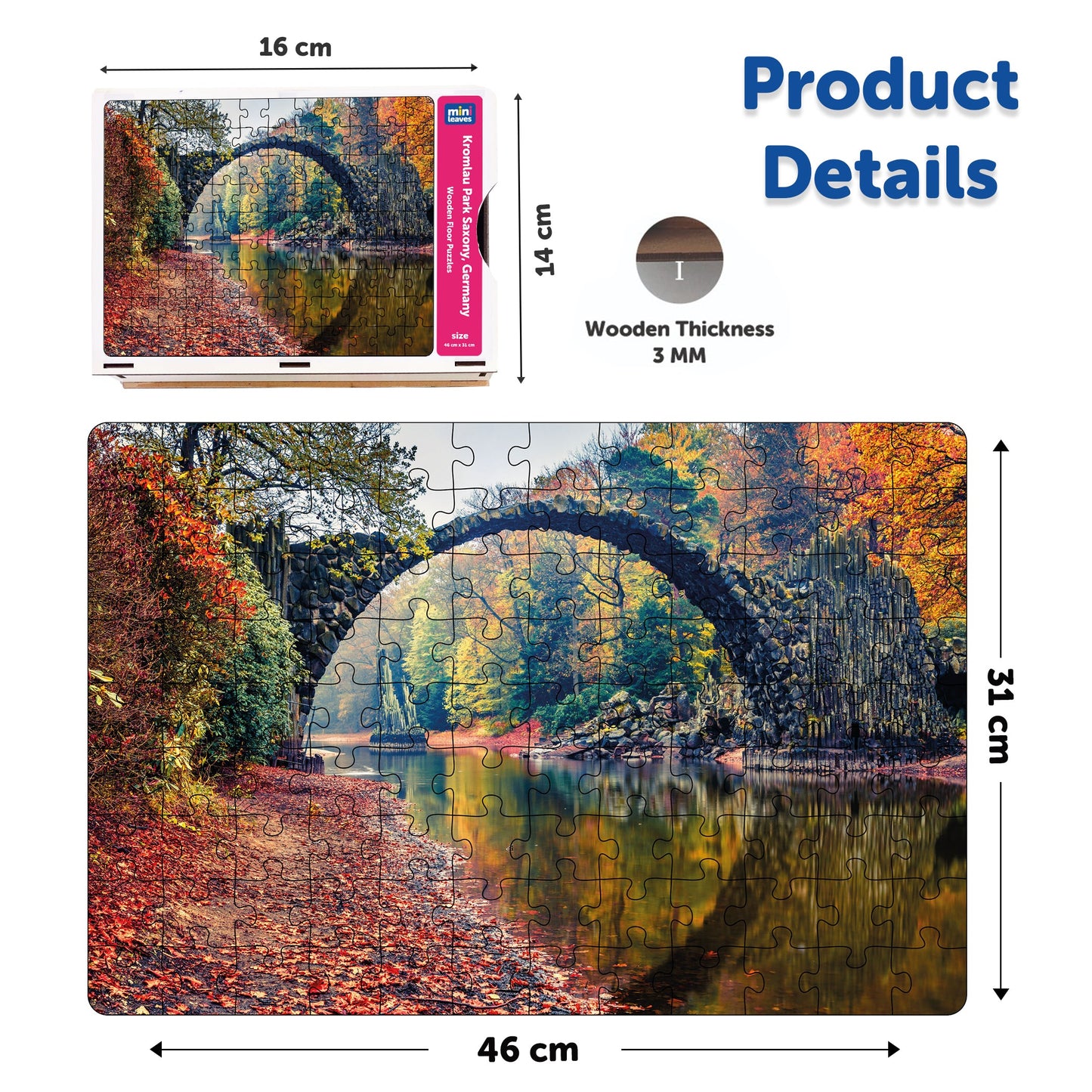 Kromlau Park Saxony 108 Piece Puzzles 6+ Years