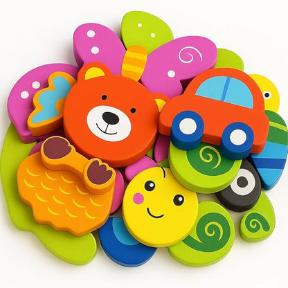 YayPlay Montessori Animal Puzzle Pack