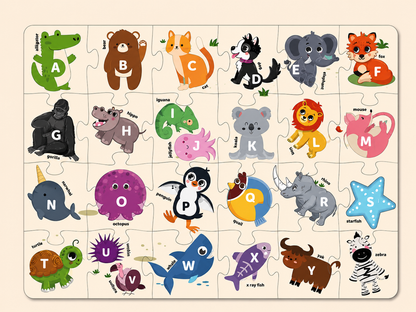 Spell and Learn Alphabets Floor Puzzle 24 Pieces 3+ Years