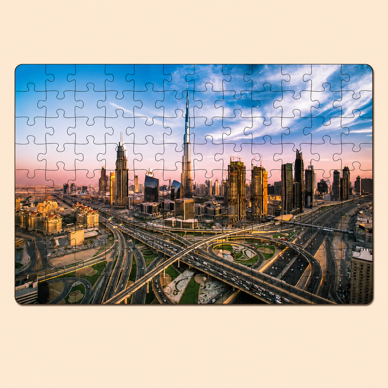 Dubai Skyline 108 Pieces puzzle 6+ Years