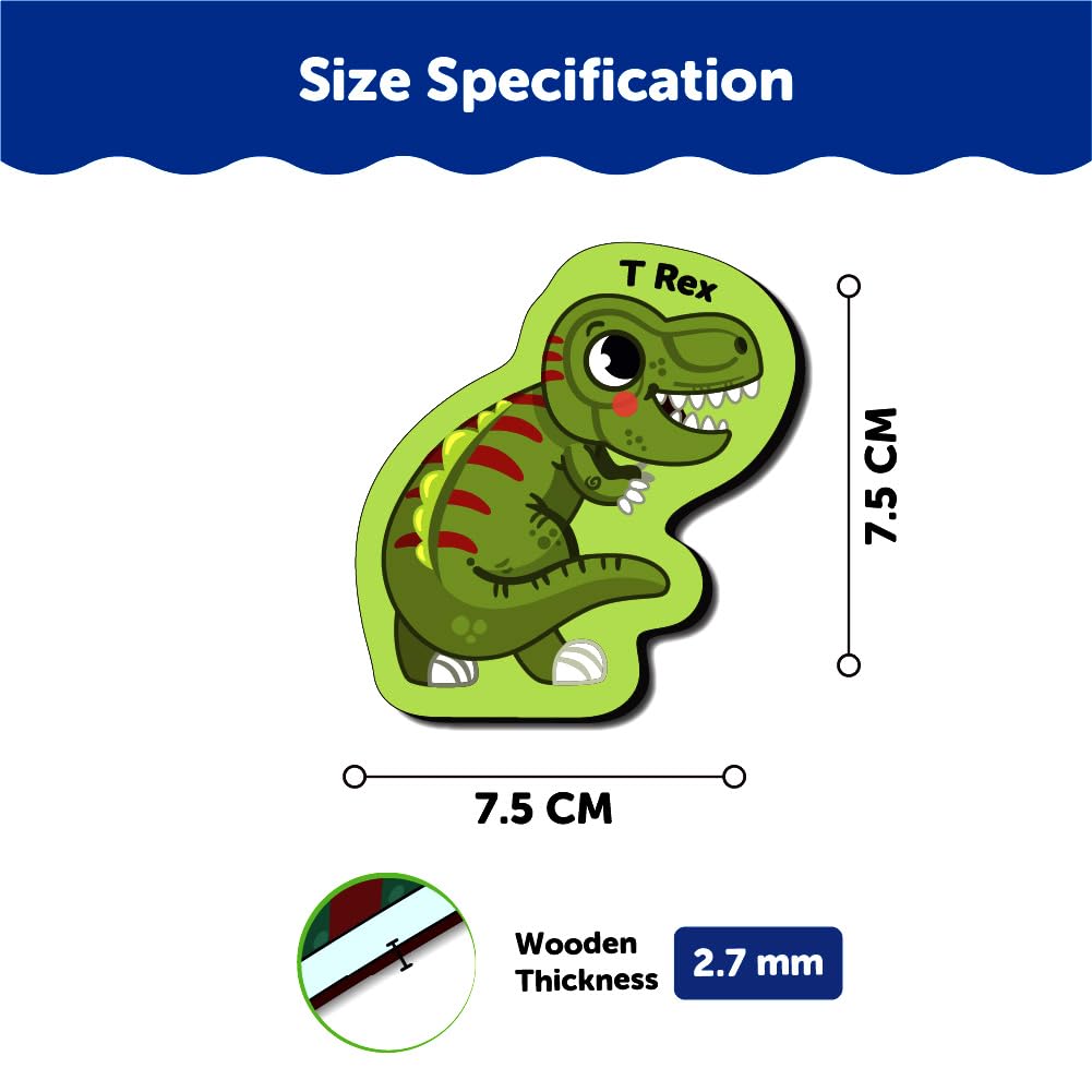 Dinosaur Fridge Magnet for 3+ Years Preschool Toys