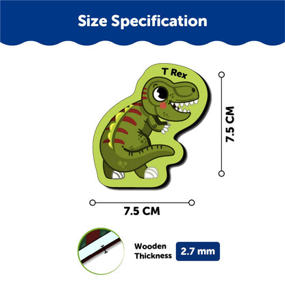 Dinosaur Fridge Magnet for 3+ Years Preschool Toys