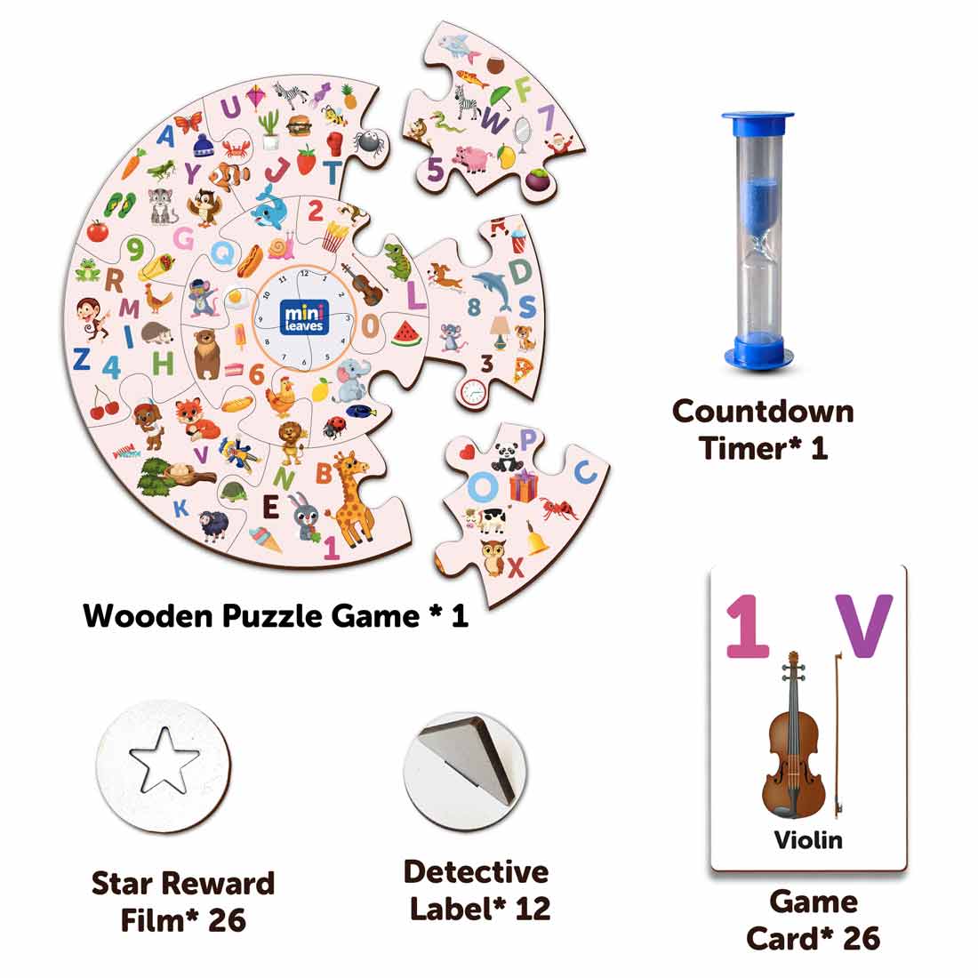 Detective Party Find Picture Game 4+ Years - Mini Leaves