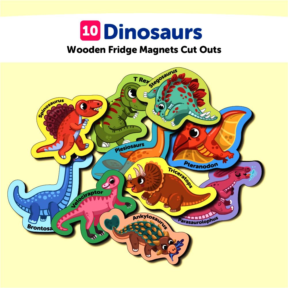 Dinosaur Fridge Magnet for 3+ Years Preschool Toys