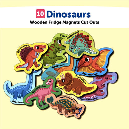 Dinosaur Fridge Magnet for 3+ Years Preschool Toys