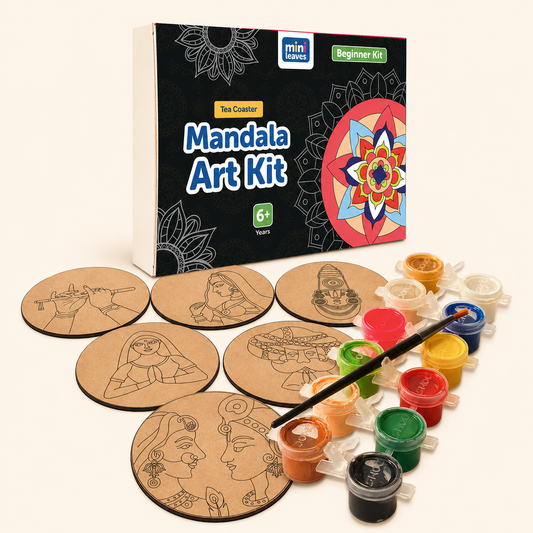 Mandala Tea Coasters Art and Craft Kit 9+ years Advance