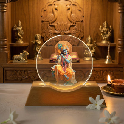 Krishna LED Light Lamp – Divine Flute Glow Home Décor Lamp | Yay Play