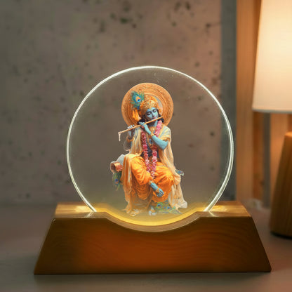 Krishna LED Light Lamp – Divine Flute Glow Home Décor Lamp | Yay Play