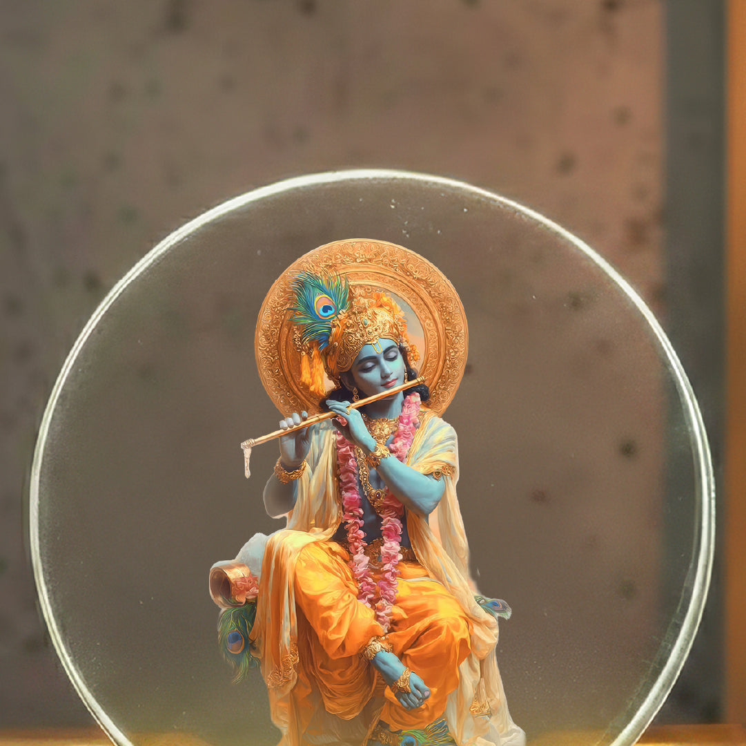 Krishna LED Light Lamp – Divine Flute Glow Home Décor Lamp | Yay Play