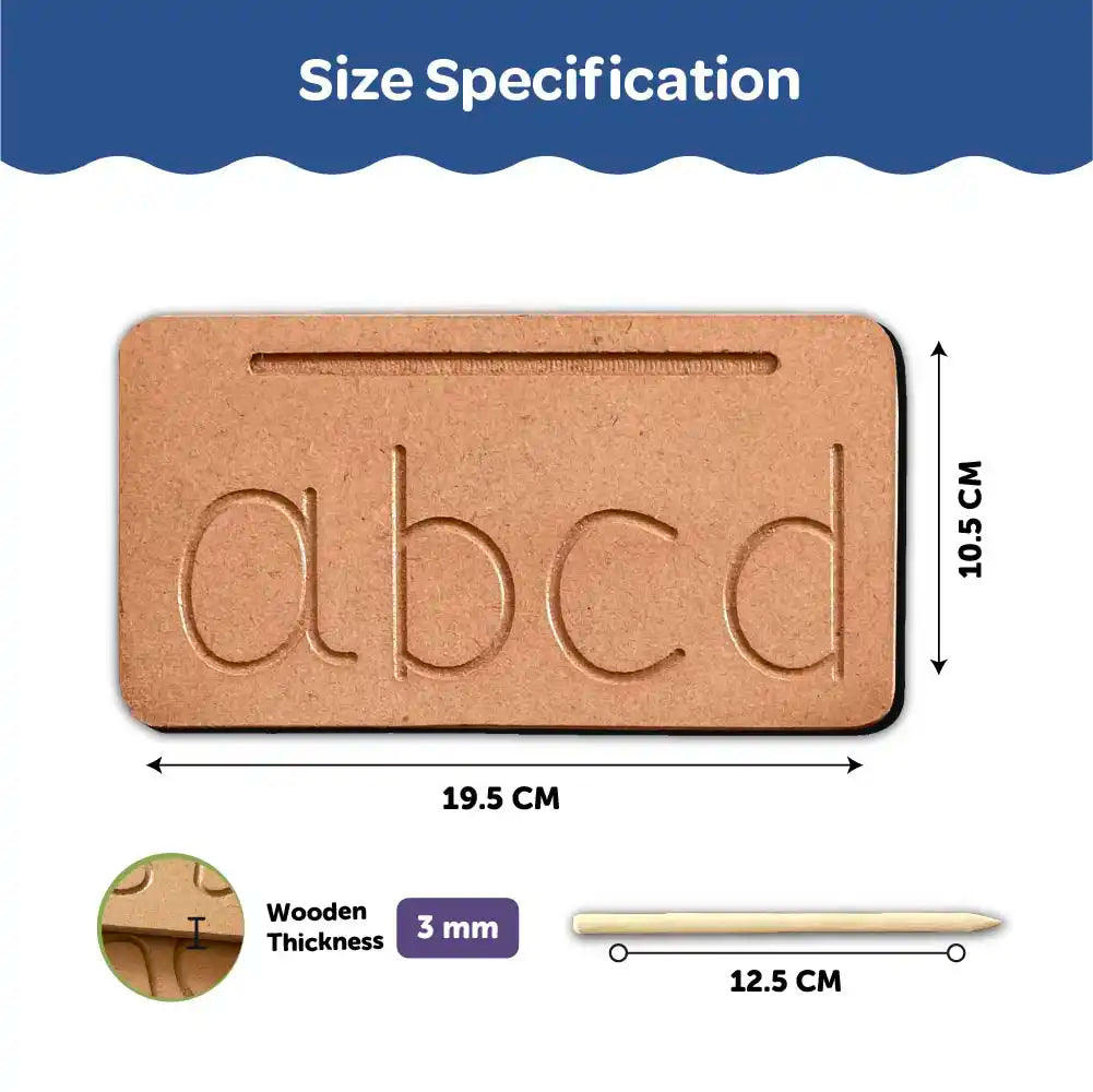 Small Letters Alphabet Tracing Board 3+ Years - Mini Leaves
