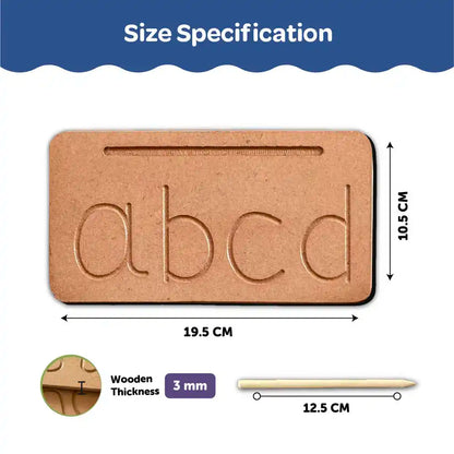 Small Letters Alphabet Tracing Board 3+ Years - Mini Leaves