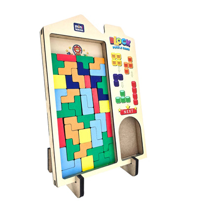 Mini Leaves Wooden Building Blocks Game | Interactive Multi-player Educational Toys for 3+Kids