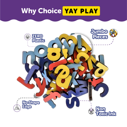 YayPlay Spell and Learn Letter Matching Educational Wooden Toys 3+ Years