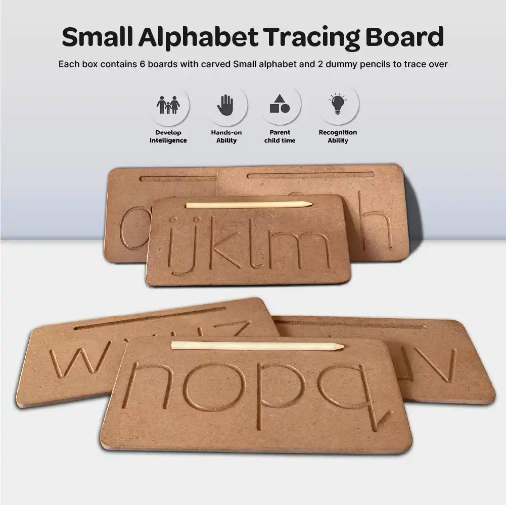 Small Letters Alphabet Tracing Board 3+ Years - Mini Leaves