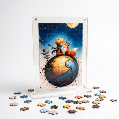 Acrylic Frame Puzzle | Magnetic Display Jigsaw Puzzle (140 Pieces) – Yay Play