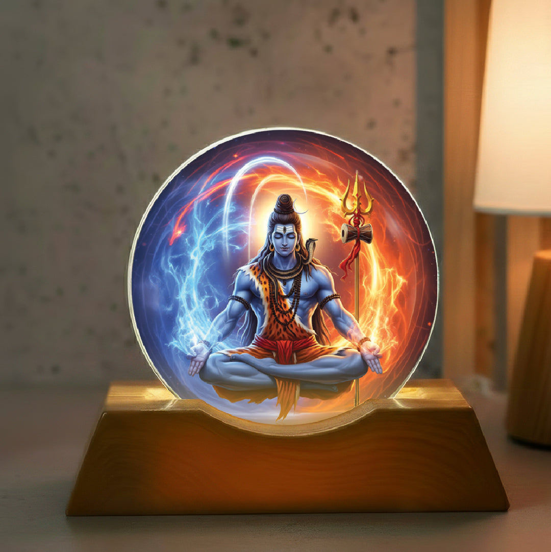 Shiva LED Light Lamp – Spiritual Night Light & Divine Home Décor | Yay Play