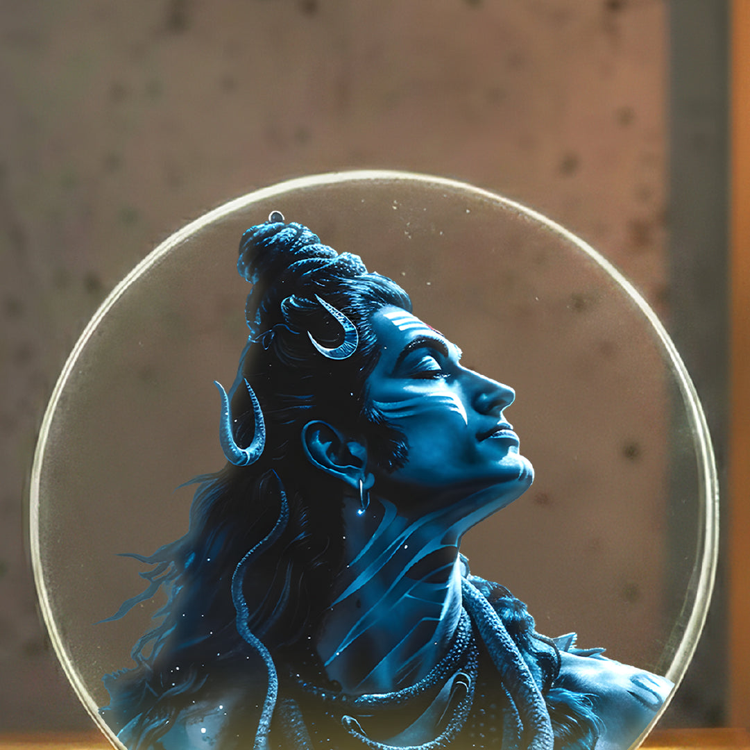 Shiva Aura LED Light Lamp – Divine Acrylic Lamp for Home Décor & Spiritual Ambience | Yay Play