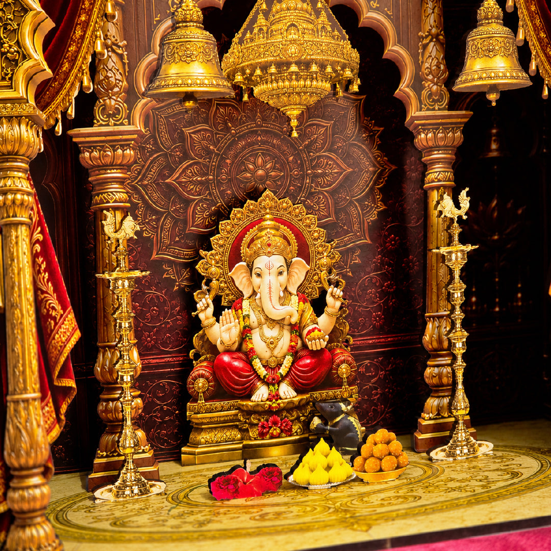 DIY 3D Wooden Miniature Ganesha Mandir Kit