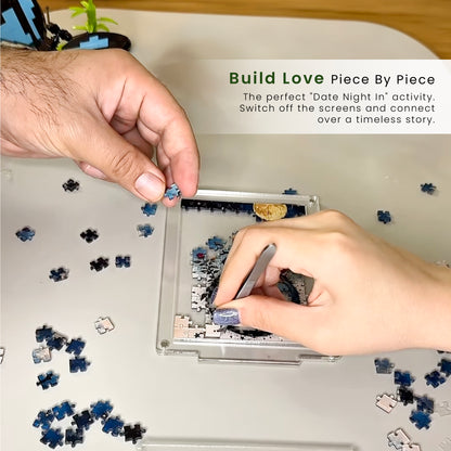 Acrylic Frame Puzzle | Magnetic Display Jigsaw Puzzle (140 Pieces) – Yay Play