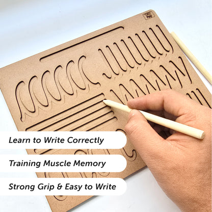 Beginner Prewriting Learning Tracing Board 2+ Years