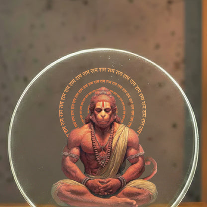 Hanuman LED Light Lamp – Spiritual Acrylic Night Lamp for Home Décor & Pooja | Yay Play