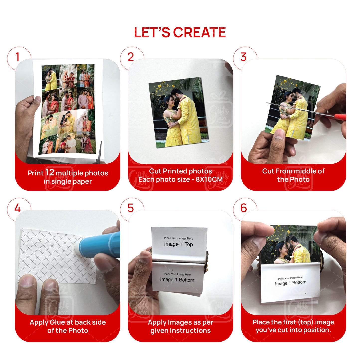 DIY Personalised Photo Flip Box