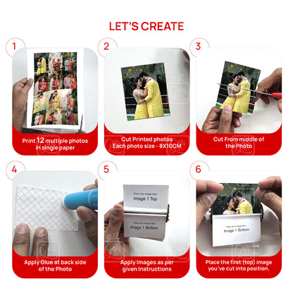 DIY Personalised Photo Flip Box