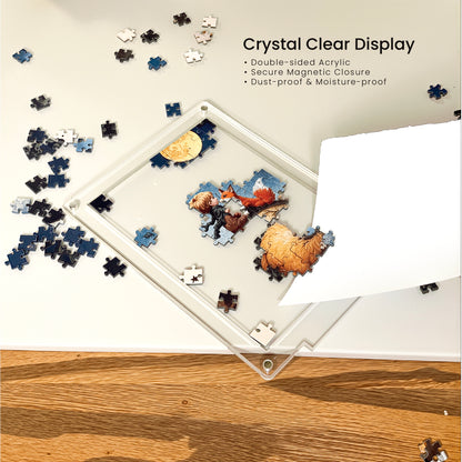 Acrylic Frame Puzzle | Magnetic Display Jigsaw Puzzle (140 Pieces) – Yay Play