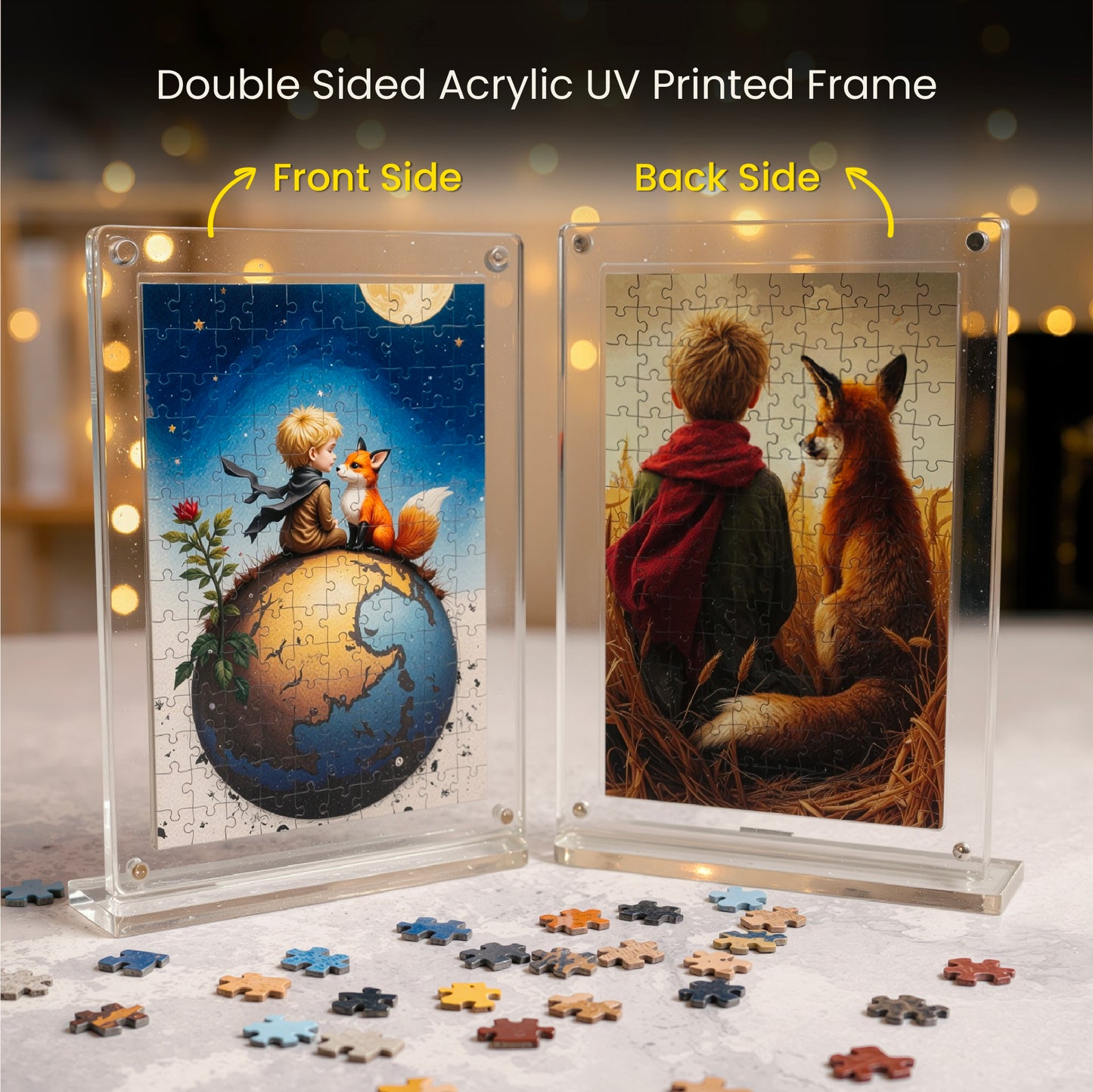 Acrylic Frame Puzzle | Magnetic Display Jigsaw Puzzle (140 Pieces) – Yay Play