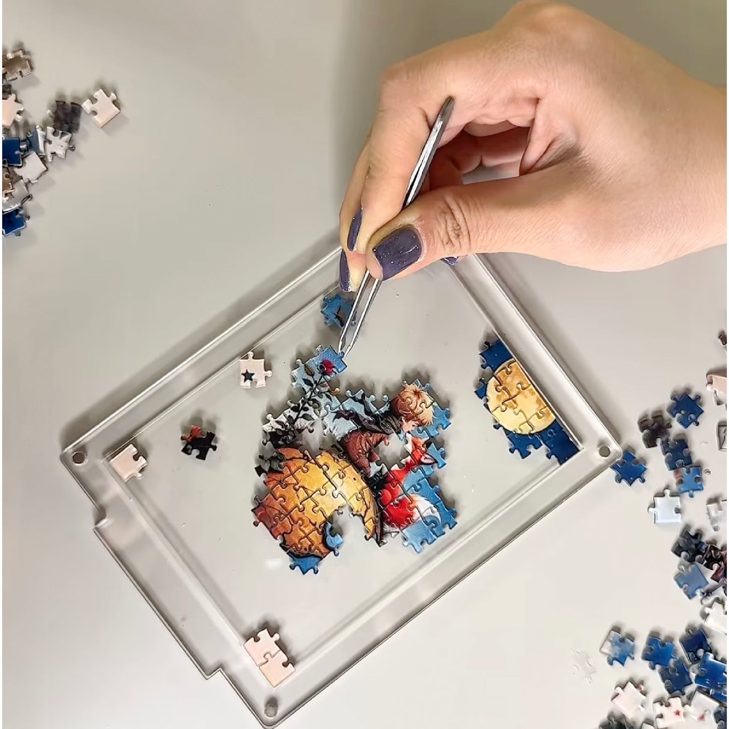 Acrylic Frame Puzzle | Magnetic Display Jigsaw Puzzle (140 Pieces) – Yay Play