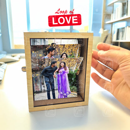DIY Personalised Photo Flip Box