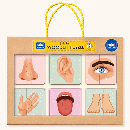 Human Body Parts 2 Piece Puzzle +2 Years
