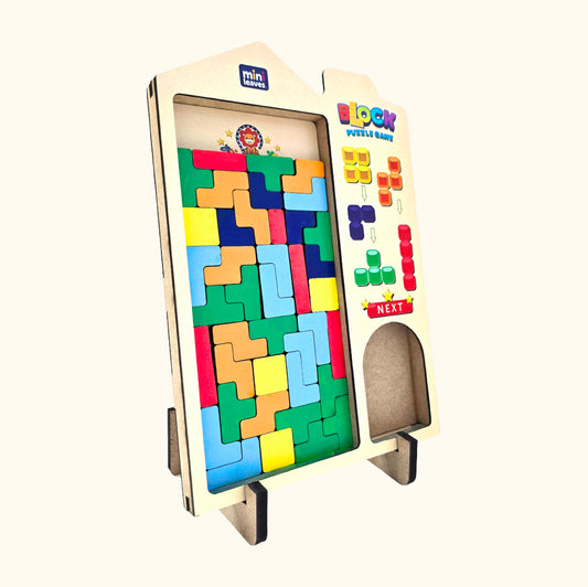 Wooden Building Blocks Game