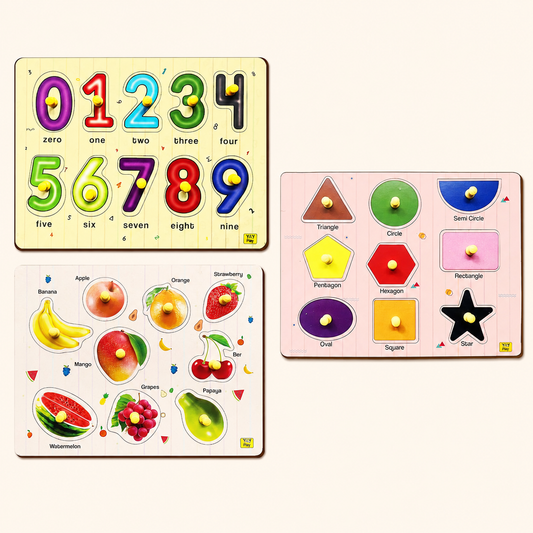 Knob and Pegboard Pack of 3