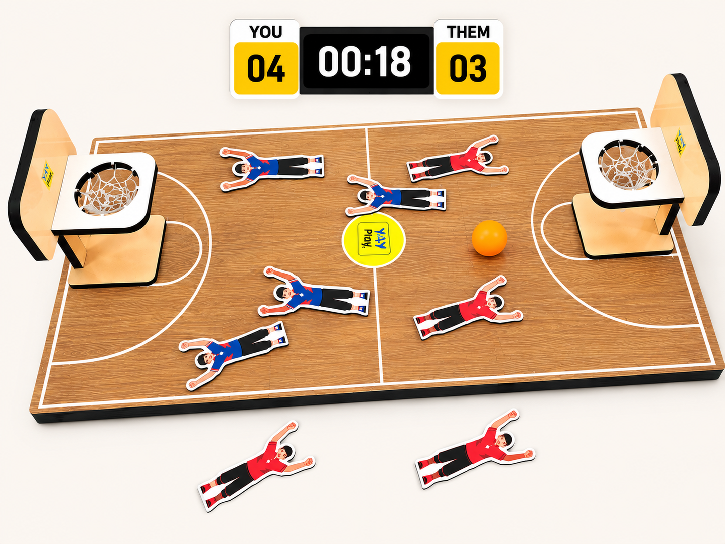 Mini Basketball Challenge Game – Fast-Paced 2 Player Indoor Tabletop Game