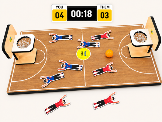 Mini Basketball Challenge Game – Fast-Paced 2 Player Indoor Tabletop Game