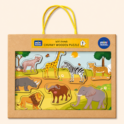 Wild Animal Chunky Puzzle (2+ Years)