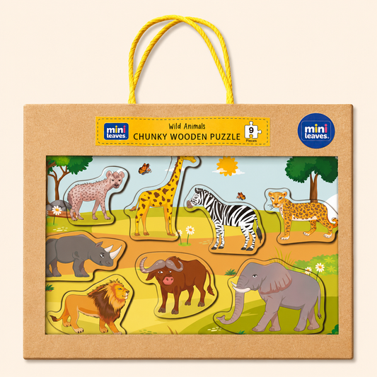 Wild Animal Chunky Puzzle (2+ Years)
