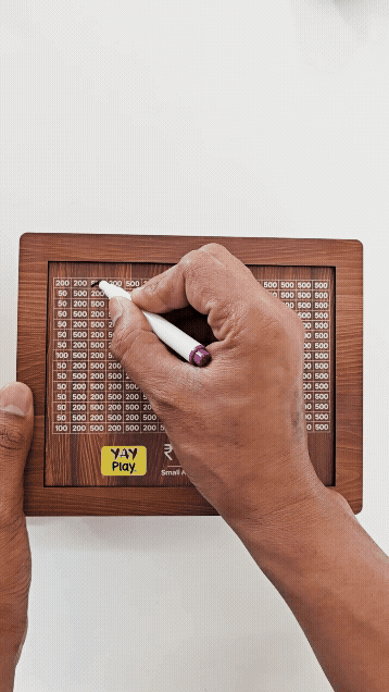 YaY Play 1,00,000 Rupees Money Saving Challenge Box- Reusable