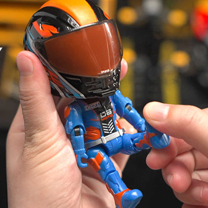 MotoGP Helmet Metal Mini Figure