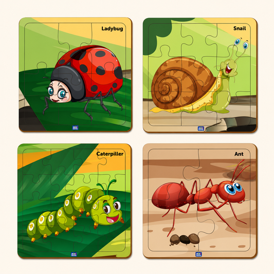 Level Up Wooden Puzzle-Insects 3+ Years