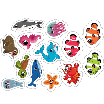 Mini Leaves Wooden Magnetic Fishing Game for Kids - Mini Leaves