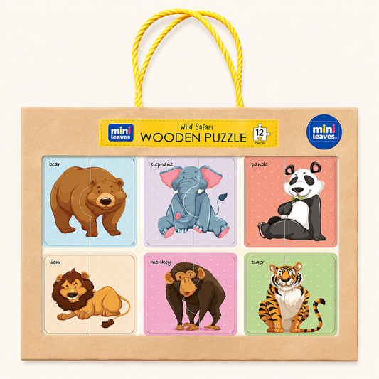 Safari Animal Friends 2 Piece Puzzles 2+ Years