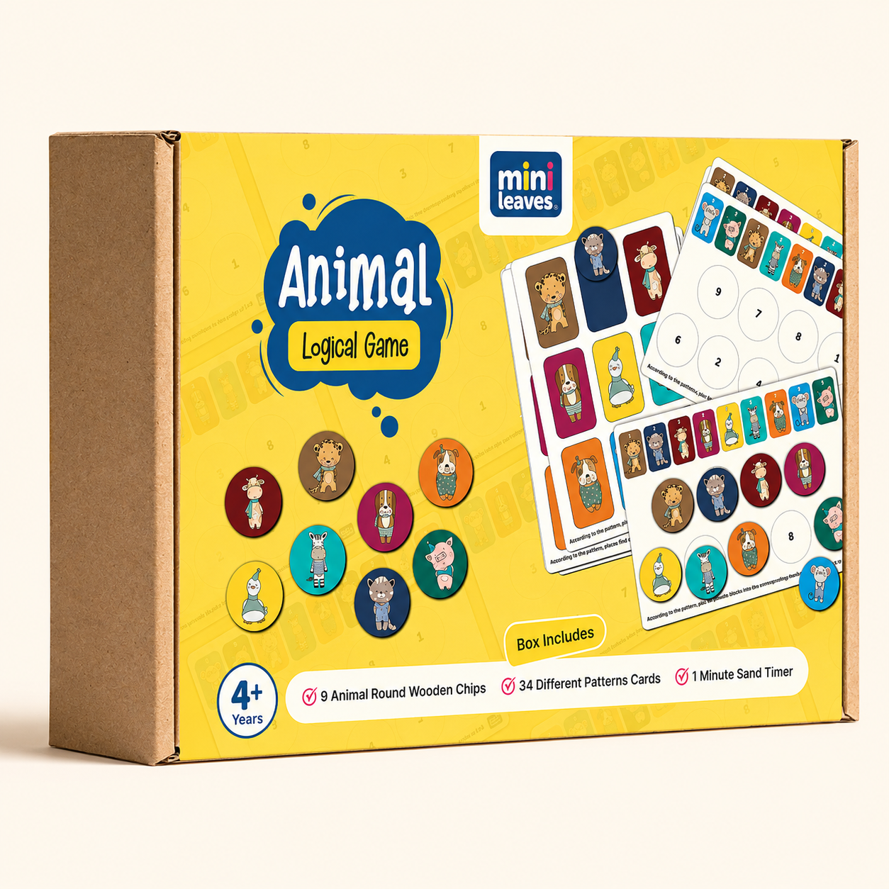 Animal Logic Memory Game 2+ Years