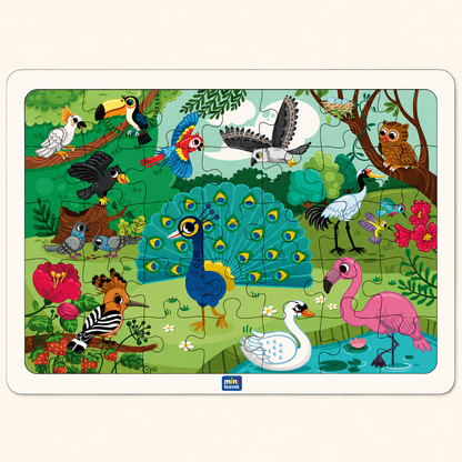 Jungle Bird 35 Pieces Puzzle 3+ Years